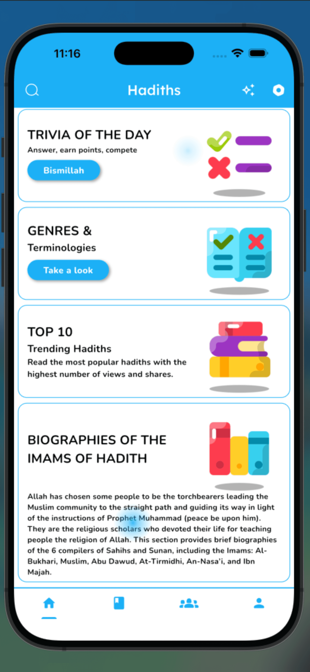 Hadith Collection app screenshot 8