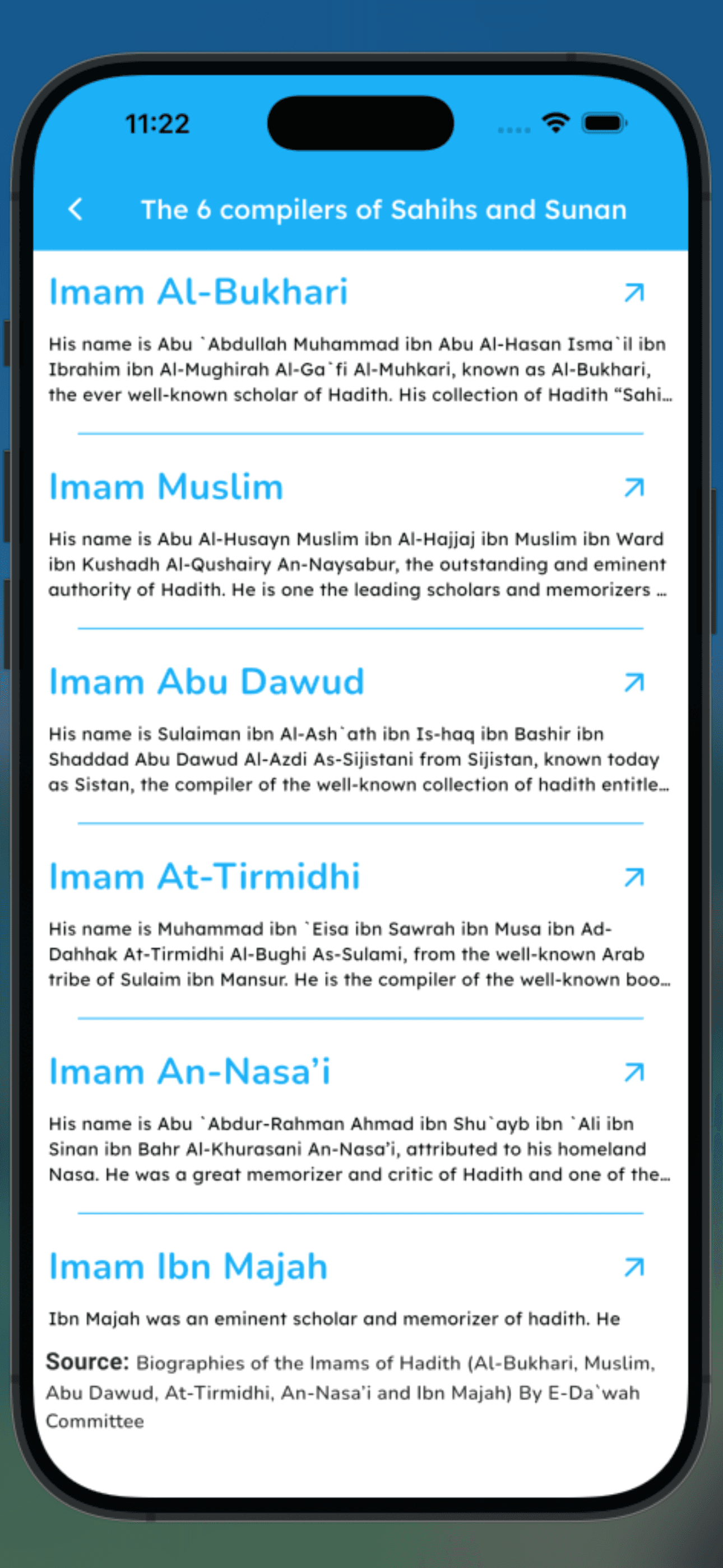 Hadith Collection app screenshot 13